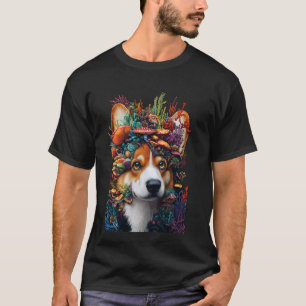 Der Corgi & Koralle T-Shirt