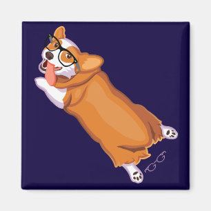 Der Corgi Sploot Magnet