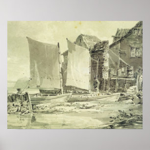 Der Cottag Fischers Josephs Mallord William Turner Poster