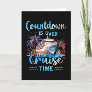Der Countdown Ist Vorbei Es Ist Kreuzfahrtzeit Auf Karte