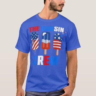 Der Cousin Crew Shirt 4. Juli US Flag Popsicle