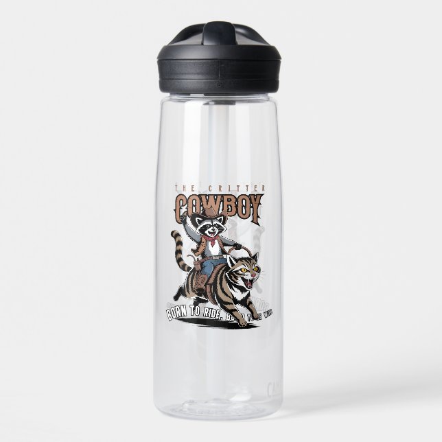 Der Cowboy | 750ml Trinkflasche (Vorne)
