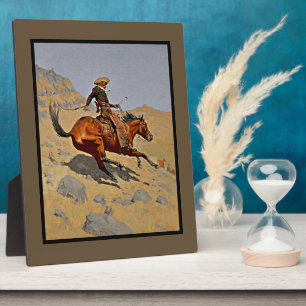 Der Cowboy von Frederic Remington Fotoplatte