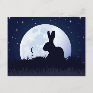 DER CREGGAN WHITE HARE POSTKARTE