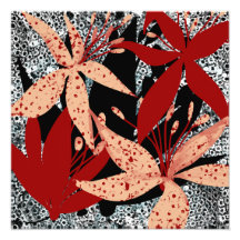 Der Crimson Canopy Kunstprint von Beachside Design