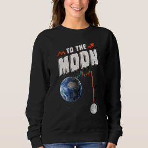 Der Crypto Crash Stock Market am Mondbärmarkt Sweatshirt