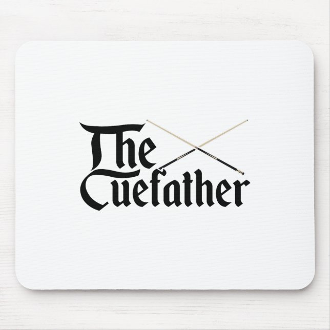 Der Cuefather Billard Snooker Pool Billardplayer C Mousepad (Vorne)