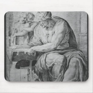 Der Cumaean Sibyl, nach Michangelo Buonarroti Mousepad