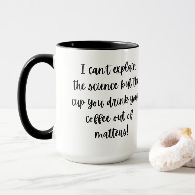 Der Cup, den du trinkst, ohne Tasse (Mit Donut)