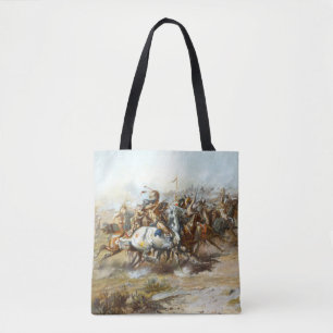 Der Custer-Kampf Schlacht von Little Bighorn Russe Tasche