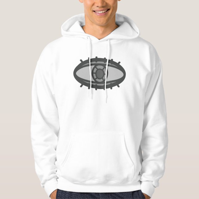 Der Cyberg Eye Effekt Hoodie (Vorderseite)