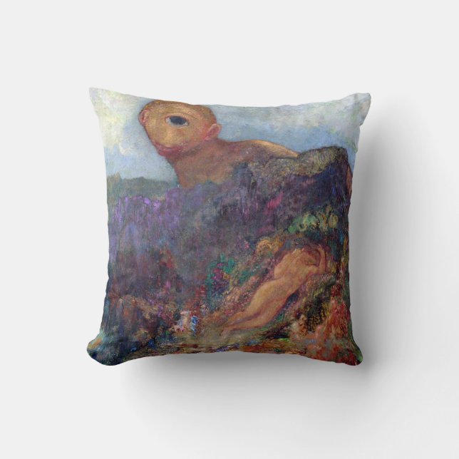 Der Cyclops, Redon, 1898-1900 Kissen (Vorderseite)