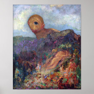 Der Cyclops, Redon, 1898-1900 Poster