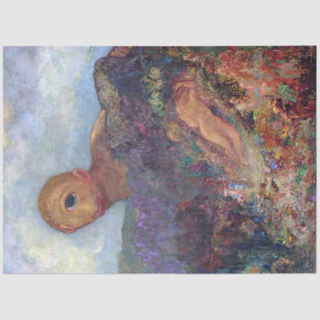 Der Cyclops, Redon, 1898-1900 Seidenpapier (Vorderseite)
