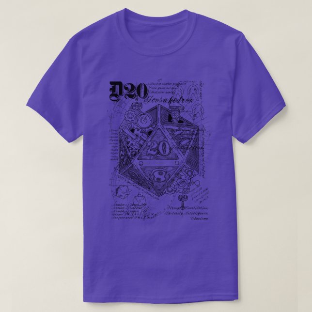 Der D20 T-Shirt (Design vorne)