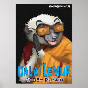 Der Dalai Lemur Poster