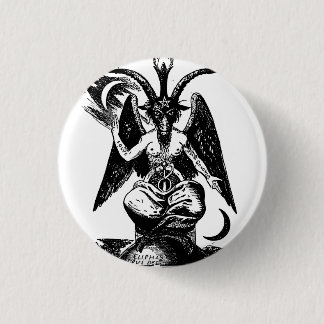 Der Dämon Baphomet Button