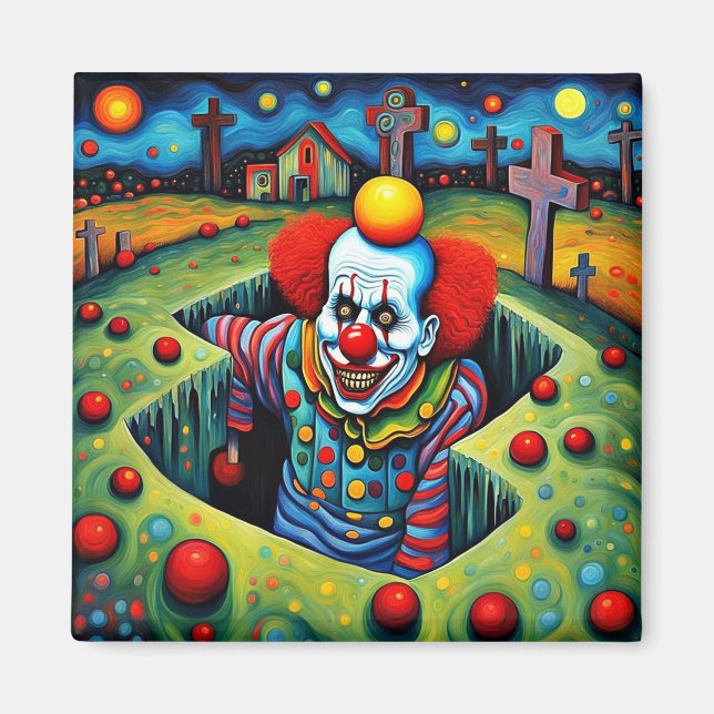 Der Dämonenclown entsteht Magnet (Vorne)