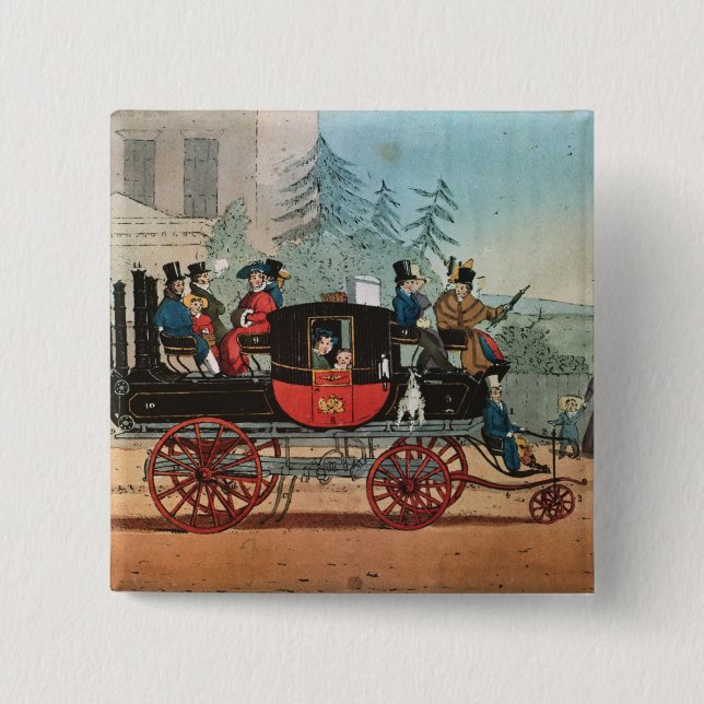 Der Dampf-Zug Button (Vorderseite)