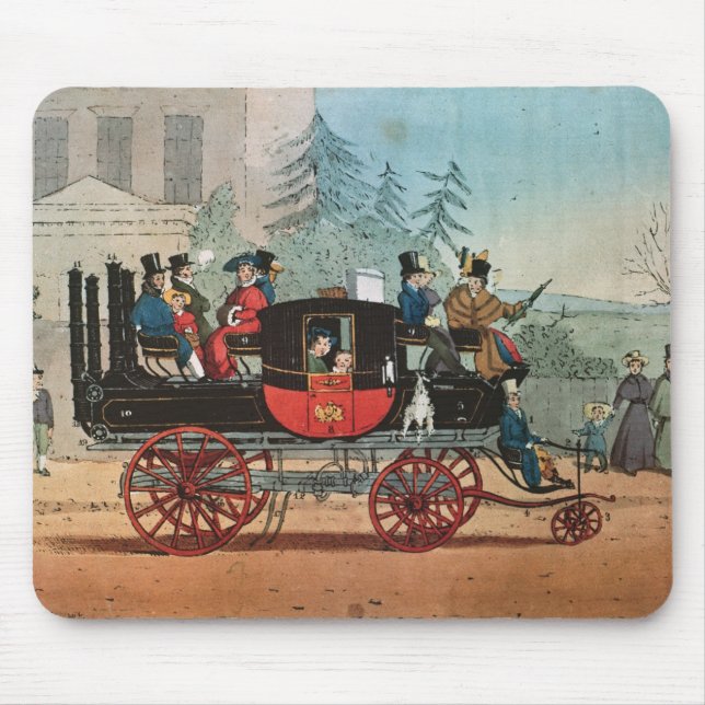 Der Dampf-Zug Mousepad (Vorne)