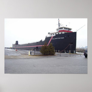 Der Dampfer William G. Mather Poster