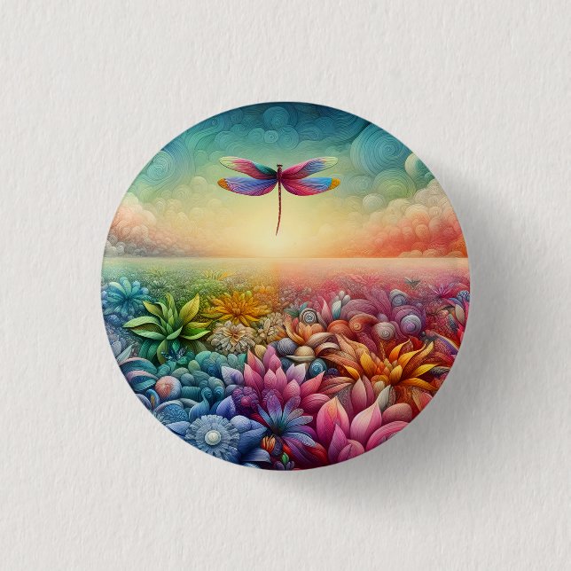 Der Dance of Dragonfly Button (Vorderseite)