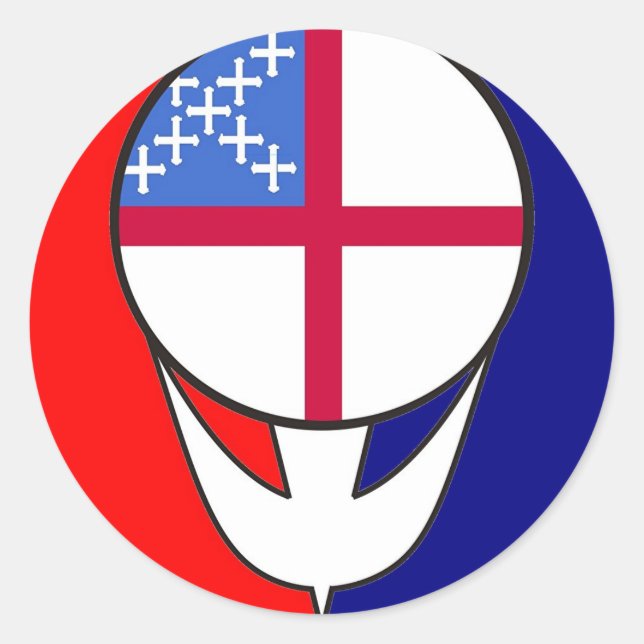 Der dankbare episkopale Aufkleber (Vorderseite)