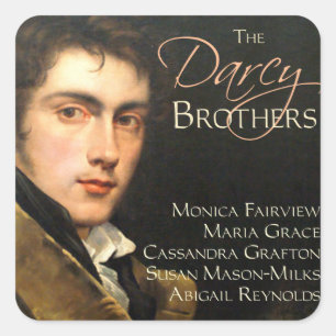 Der Darcy Bruder-Aufkleber Quadratischer Aufkleber