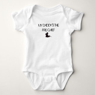 Der das Feuer-Leiter meines Vatis mit Silhouette Baby Strampler
