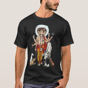 Der Dattatreya/Guru-Beschwörungsformel der Männe T-Shirt