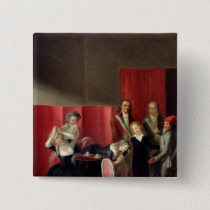 Der Dauphin genommen von seiner Familie, am 3. Button