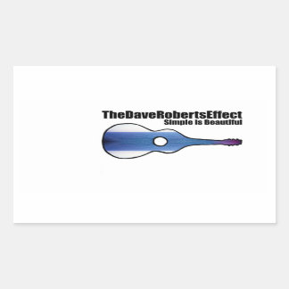 Der Dave Roberts Effect EP-Aufkleber Rechteckiger Aufkleber