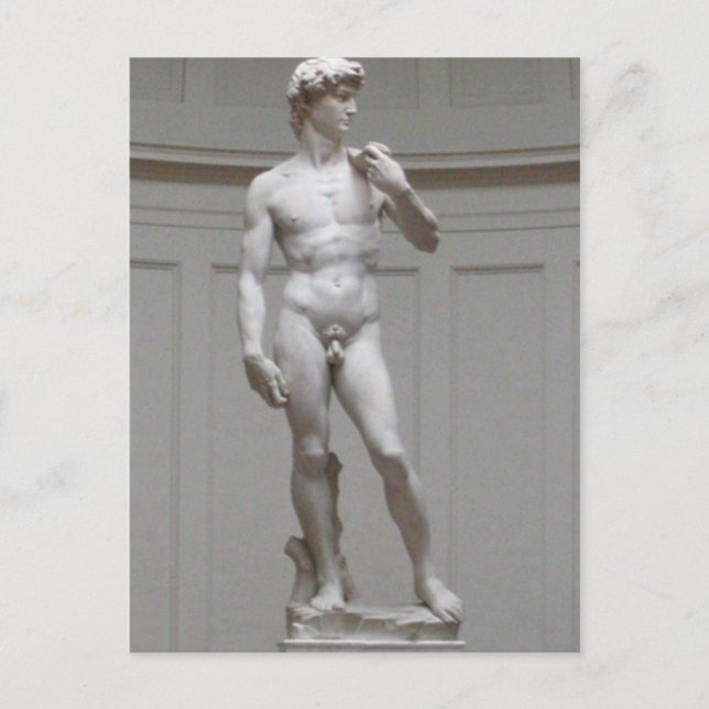 Der David Postkarte (Vorderseite)