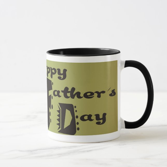 Der Day© des glücklichen Vaters der Schlagzeuger Tasse (Rechts)