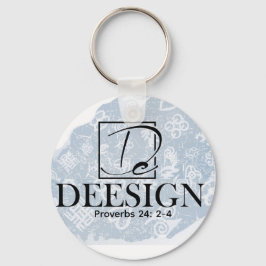 Der Deesign Collective Knopf Schlüsselanhänger