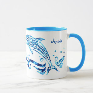 Der Delphin ist meine Freund-blaue Tasse