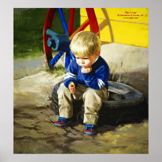 Der Denker (Leinwand) Poster