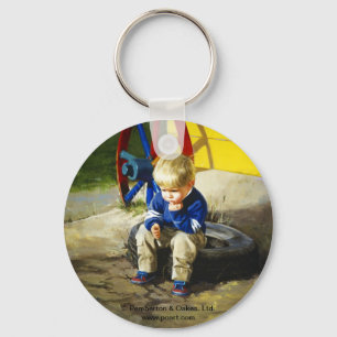 Der Denker Schlüsselanhänger