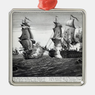Der denkwürdige Kampf zwischen Kapitän Pearson Silbernes Ornament