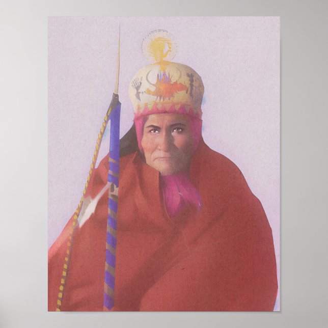 Der, der die amerikanische Kunst der Ureinwohner e Poster (Vorne)