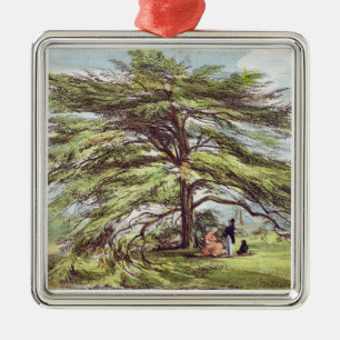 Der der Libanon-Zedern-Baum im Arboretum, Kew Ornament Aus Metall