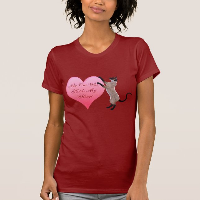 Der, der mein Herz-Shirt hält T-Shirt (Vorderseite)