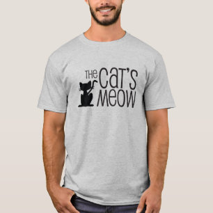 Der Der Meow-grauen der Männer der Katze T - Shir T-Shirt