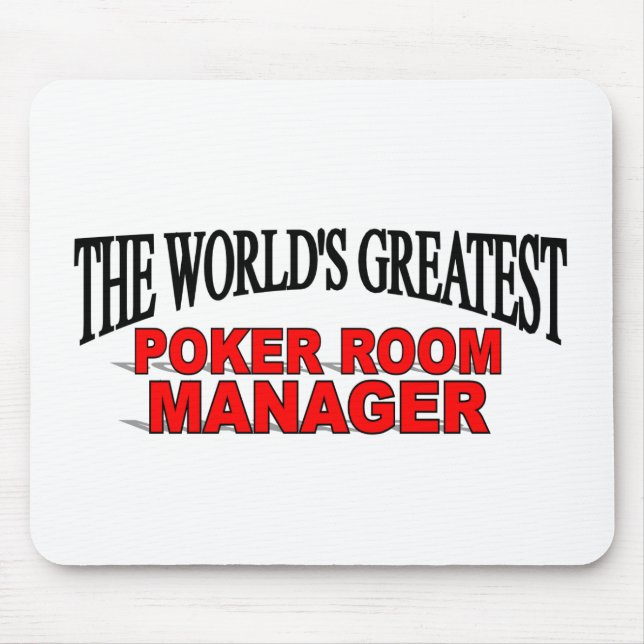 Der Der Poker-Raum-Manager der Welt bestste Mousepad (Vorne)