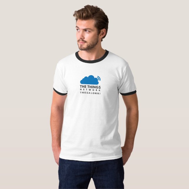 Der Der Wecker-T - Shirt der Männer des (Vorne ganz)
