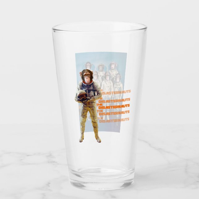 Der Desasternaurus-Glass-Tumbler Glas (Vorderseite)