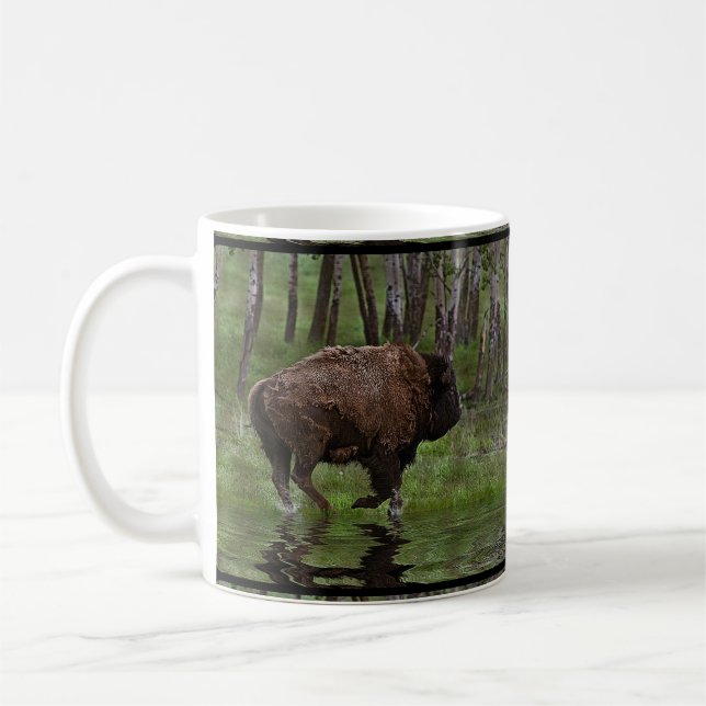 Der Designer von Buffalo & Forest Bison-Lover Kaffeetasse (Links)