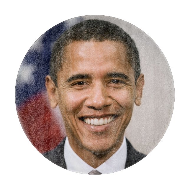 Der designierte US-Präsident Barack Obama Schneidebrett (Vorderseite)