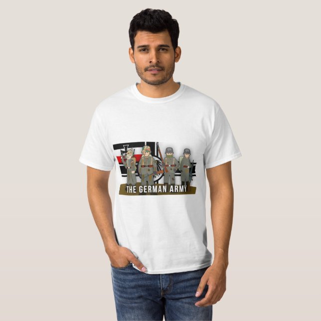 Der deutsche Armee-Partei-Erste Weltkrieg T-Shirt (Vorne ganz)