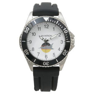 Der deutsche Eurofighter Typhoon Jet Fighter Armbanduhr